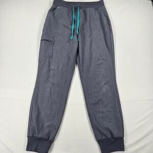 Figs High Waisted Zamora Jogger‎ 2.0 Scrub Pants in Gray Women's Size Medium